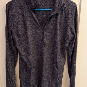 lululemon athletica Heathered gray Zip-Up